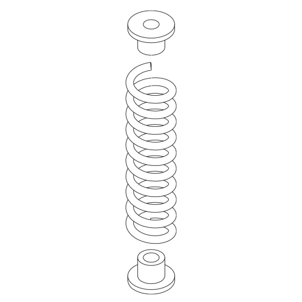 Invacare Feder-Set (links & rechts) Vorderachse