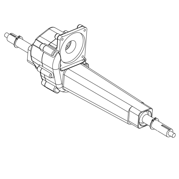  Invacare Leo Hinterachse mit Differntial 