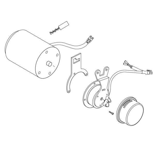 Invacare Motor inkl. Magnetbremse 10 km/h