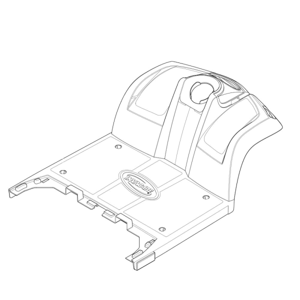 Frontverkleidung schwarz Orion Metro 4-Rad 