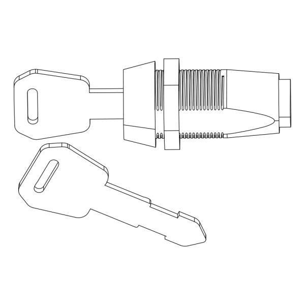 Personalisierte Schlüssel (2 Stück) inkl. Schlüsselschalter (alle Leo, Orion und Comet Modelle) 