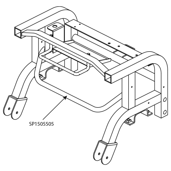 Invacare Leo Federung hinten, komplett (passend zu Modell Leo) 