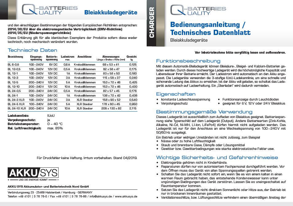 Sicherheitshinweise