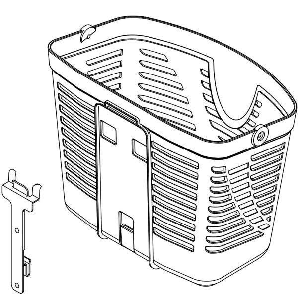 Invacare Nachrüstkit Korbhalter