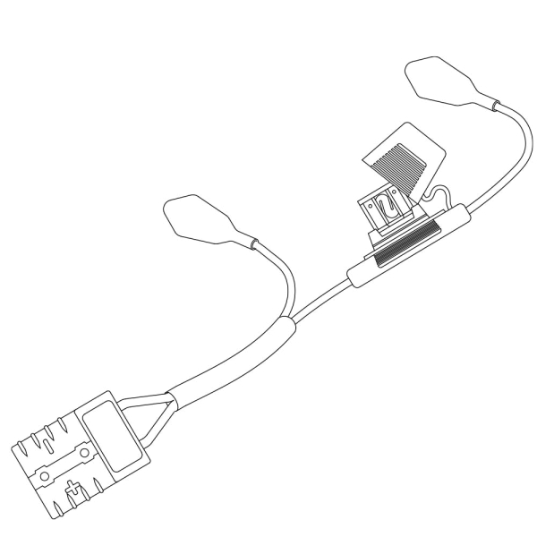 Batterie-Anschlusskabel mit 100A Sicherung (Comet Alpine+ / Ultra) 