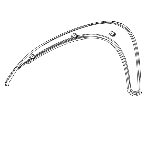 Stoßschutz Radkasten hinten links (Comet)