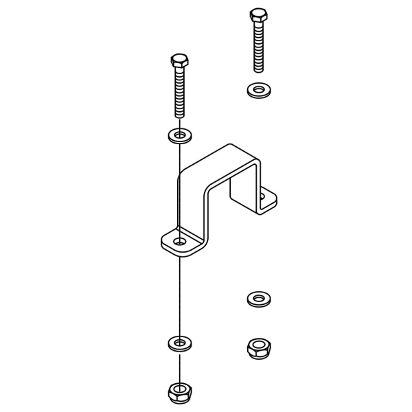 Montagebügel Hinterachse Differential Invacere Comet Pro/ Alpine+/Ultra