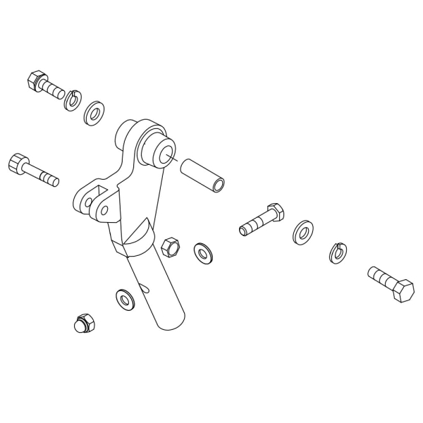  Gelenk Lenksäulenverstellung komplett (Comet Pro / Alpine+ / Ultra, Orion Metro / Pro)