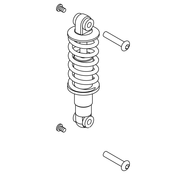 Stoßdämpfer (350lbs) standard (Comet) 