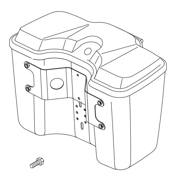 Invacare Wertsachenbox, anthrazit