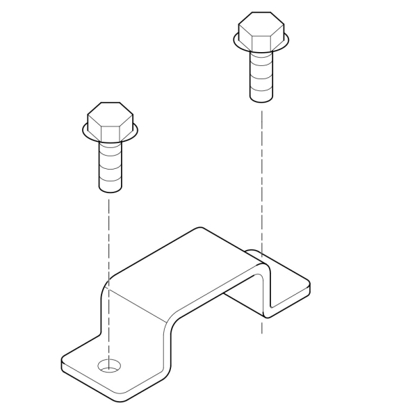  Halter Hinterachse/Differential (Orion ab 13BEE0285 / Orion Metro / Pro)