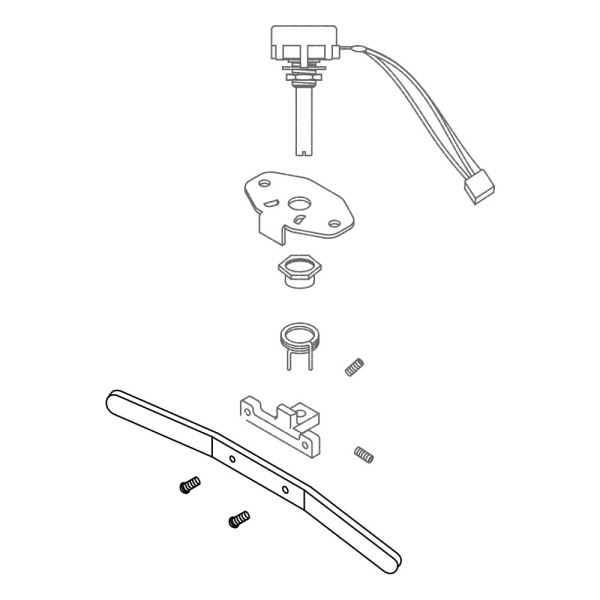 Invacare Leo Fahrhebelwippe mit Potentiometer