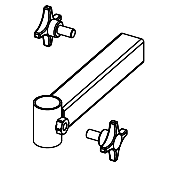 Invacare Adapter für Stockhalter