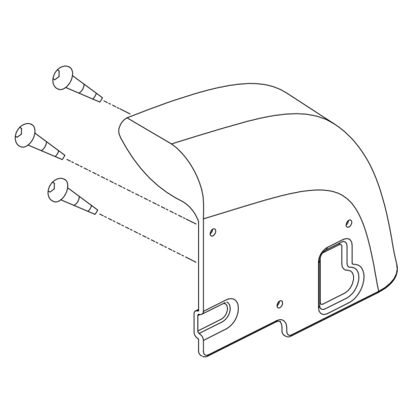 Invacare Leo Radhaus hinten links, komplett 