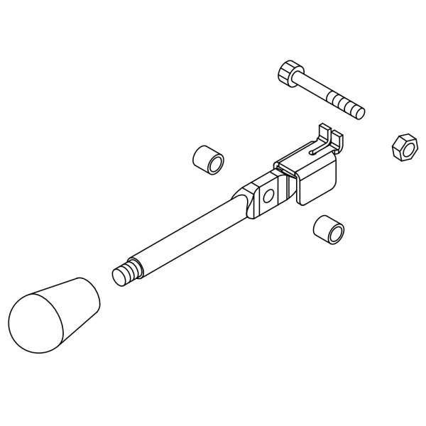 Hebel Lenksäulenverstellung (Comet Pro / Alpine+ / Ultra, Orion Metro / Pro) 