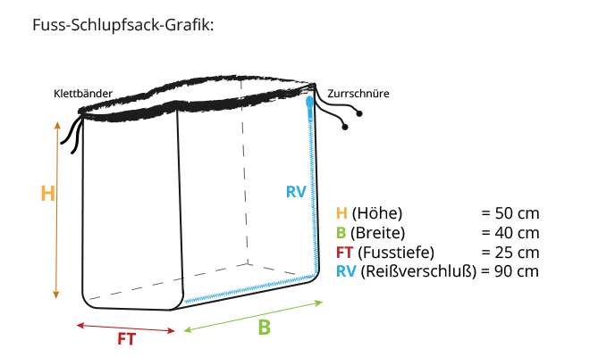 Fuss-Schlupfsack